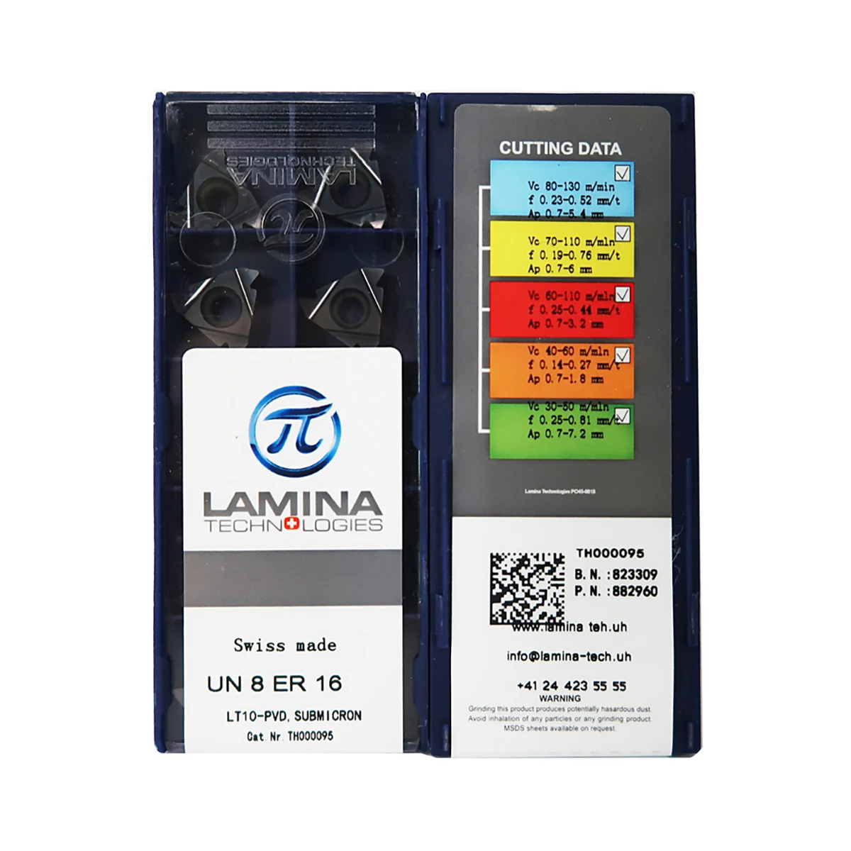 

LAMINA 100% Original UN 8 IR16 LT10 UN 8 ER16 LT10 CNC Lathe Machine Treading Turning Toos Insert