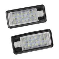 2 pcs error free white led car license number plate light lamp replacement for audi a3 s3 a4 s4 b6 a6 s6 a8 s8 q7 auto luces new