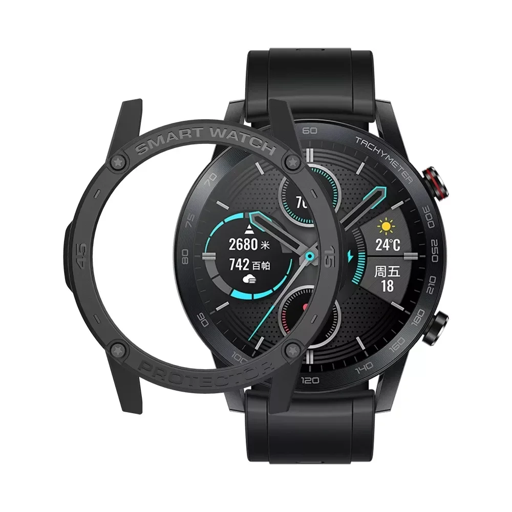 

2022 Case For Huawei GT2 GT 2 Honor Magic 2 Cover Protector Strap SIKAI PC TPU Band Bracelet Smart Watch Accessories