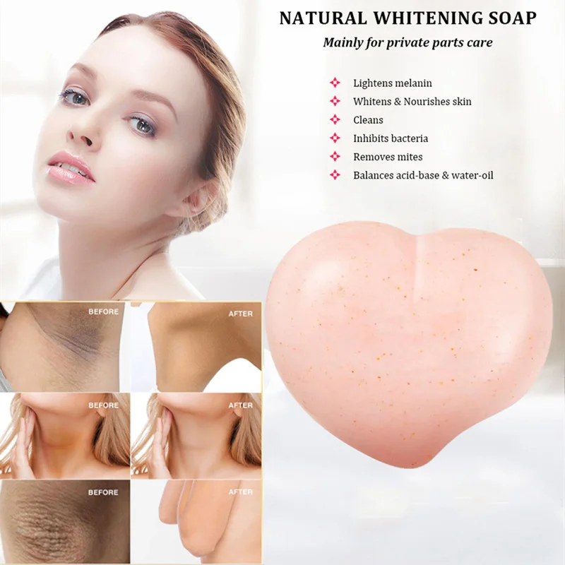

80g Peach Scented Feminine Intimate Wash Whitening Body Scrub Yoni Soap Bar Organic Natural Whitening Soap