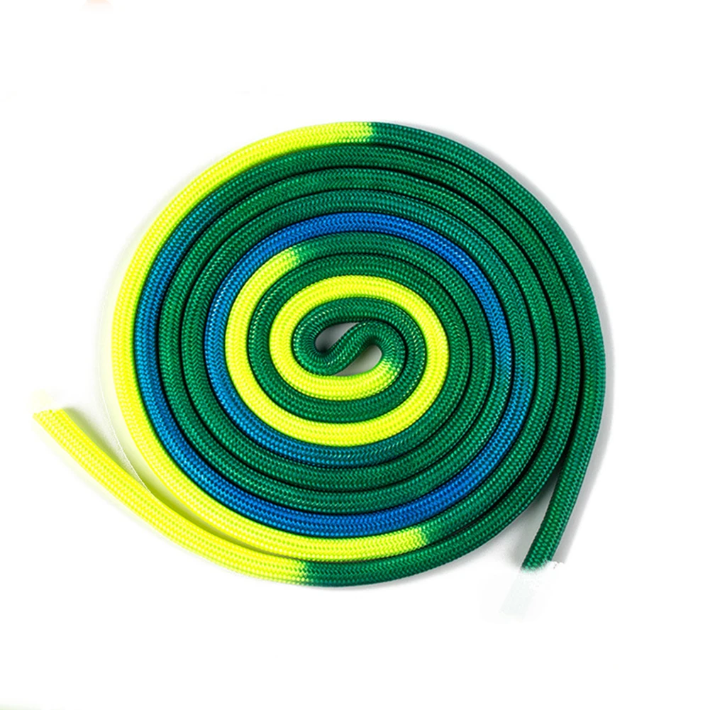 

Exercise Fitness Jump Rope Artistic Gymnastics For Sports Training Indoor Outdoor Wear-resistant Polyester Rainbow Colour Yoga