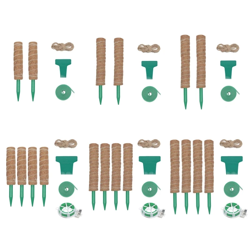 

2022 New Stackable Moss Pole Set for Climbing Plants Gardening Supply for Potted Plants