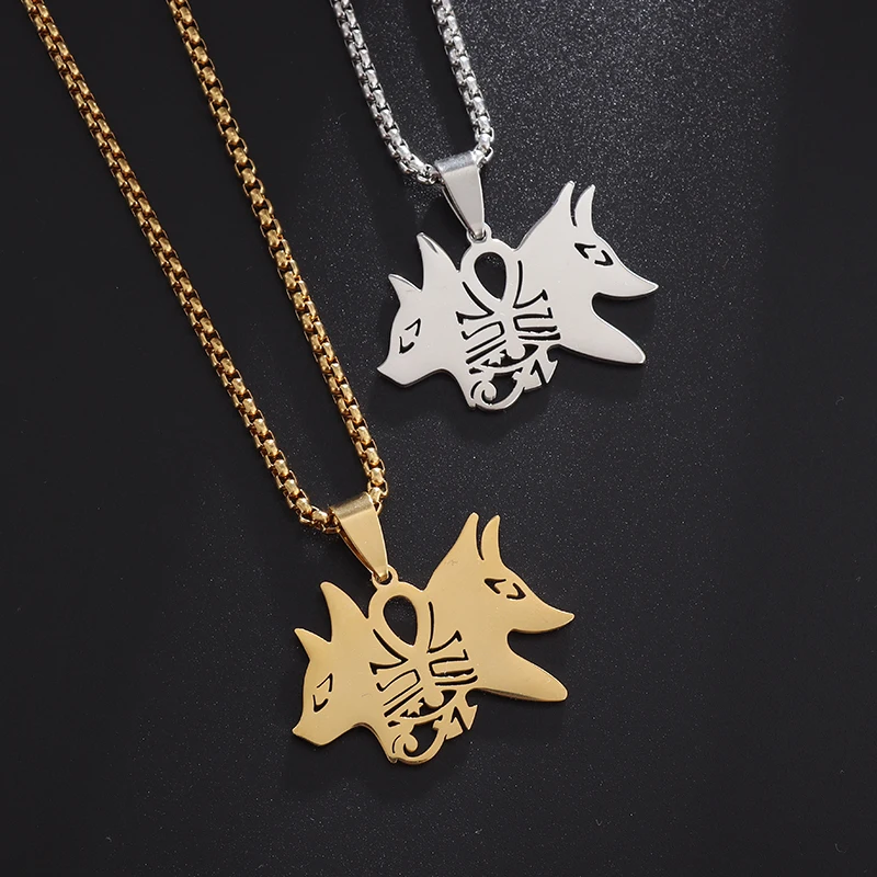 

Stainless Steel Pendant Minimalist for Man and Women Delicate Retro Necklace Vintage Jewellery Accessory Gold Sliver Color