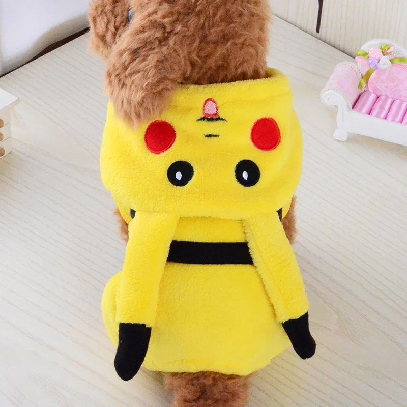 

Winter Warm Dog Clothes for Small Dogs Soft Fleece Puppy Pet Cat Coat Jacket Chihuahua Pug Clothing Funny Pets Costumes Overalls