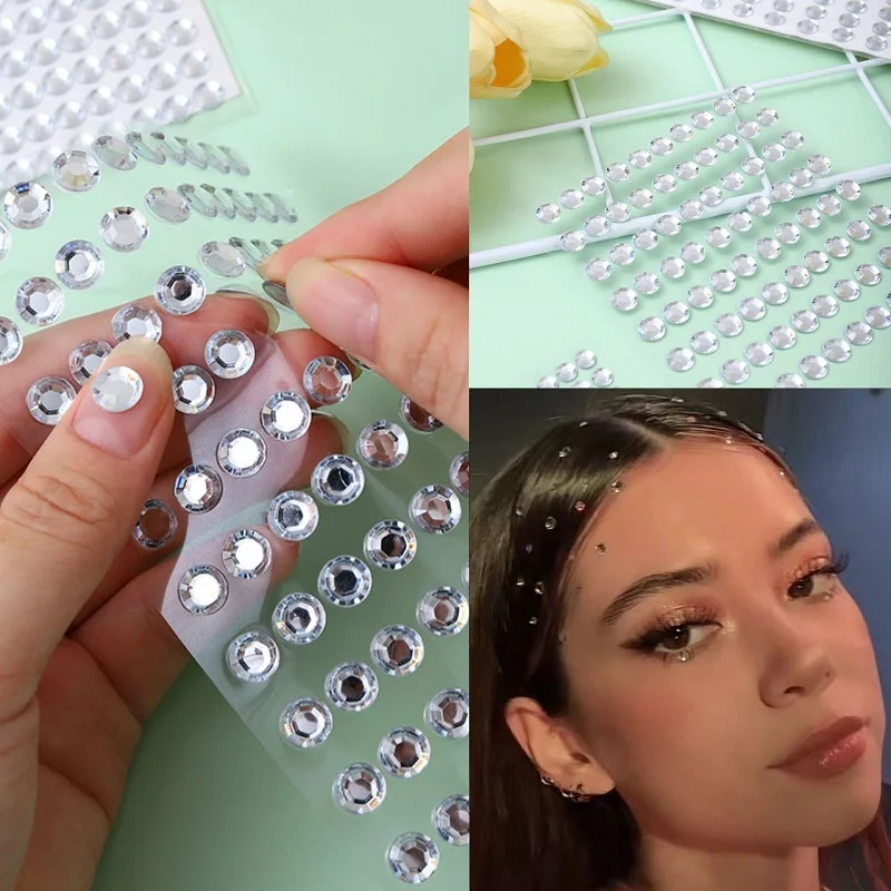 Новые яркие наклейки для лица