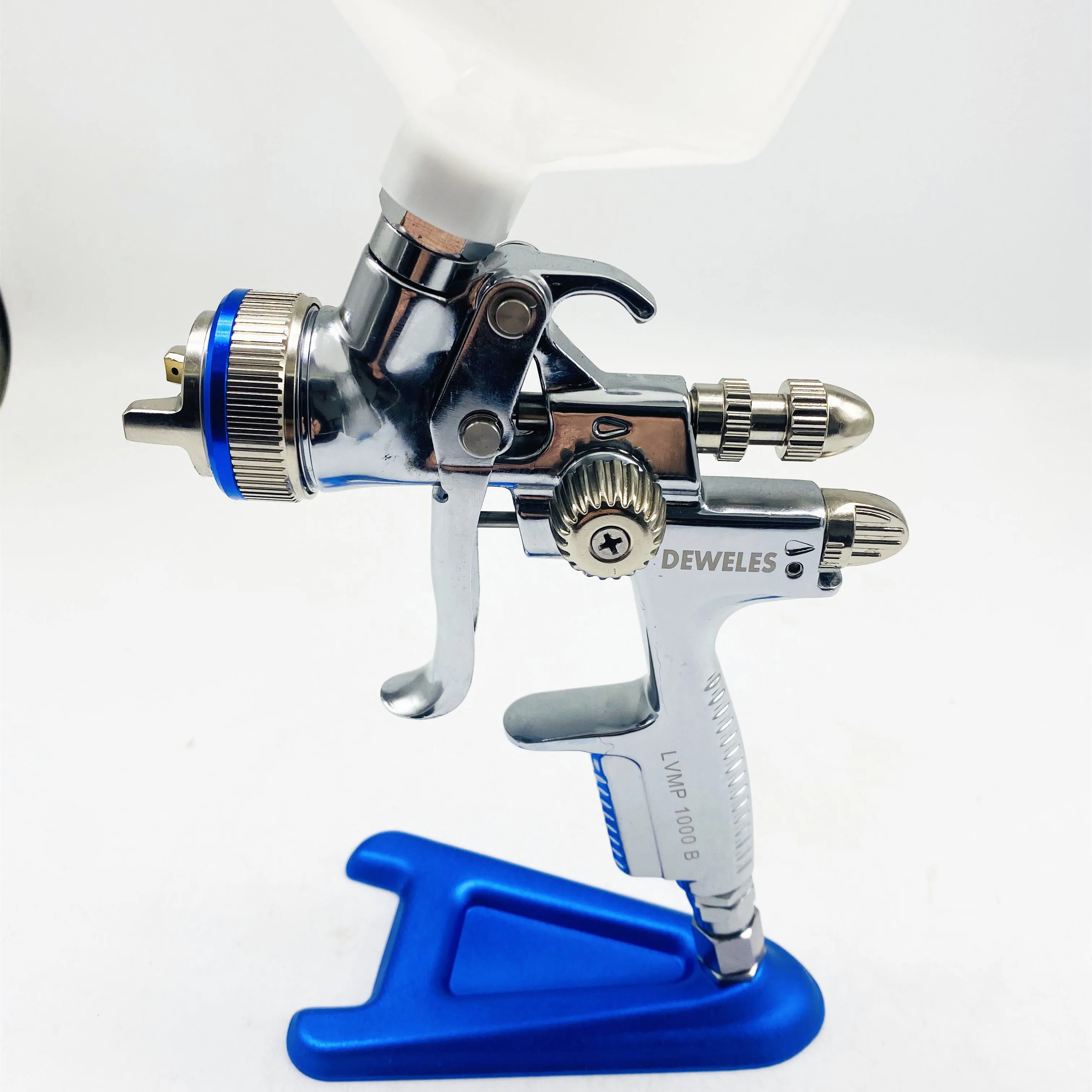 

DEWELES Professional Custom Spray Gun 1000B 1.3/1.7mm LVMP Varnish Paint Sprayer Gun High Atomization Airbrush For Painting Cars