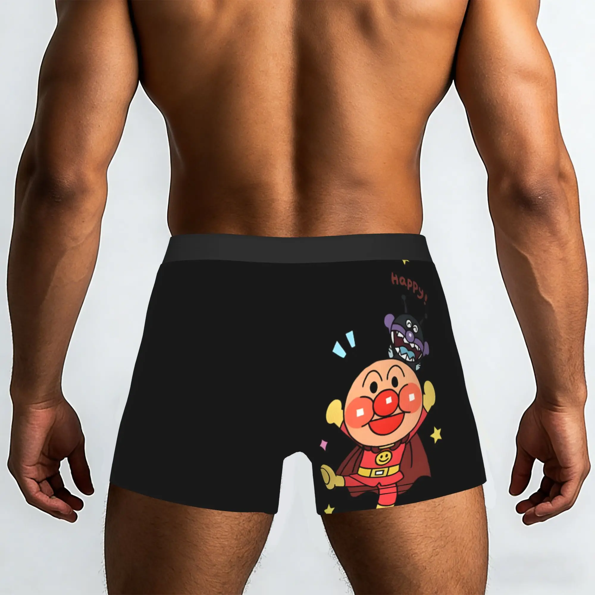 Фото Мужские трусы-боксеры Anpanman от Bandai (Япония) – дышащие, удобные, в стиле аниме-супергероев №2