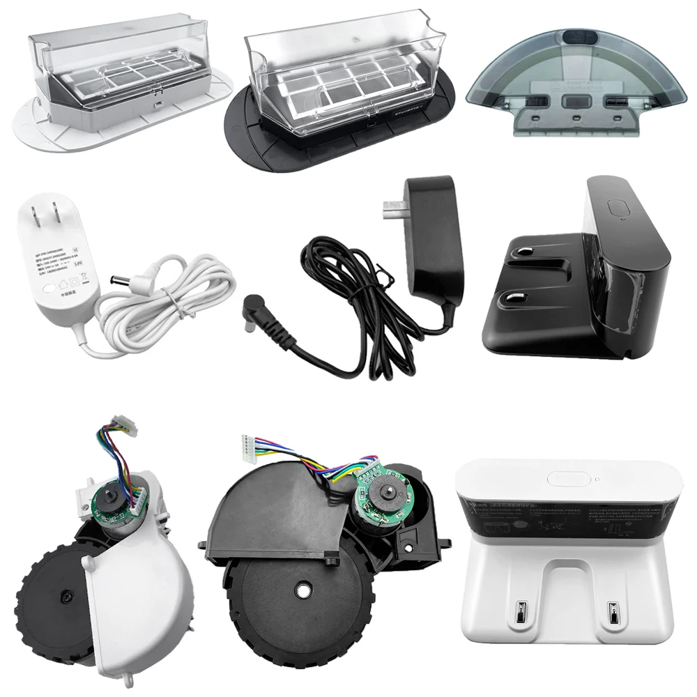 

Brush Cover Wheel Charger Dust Box Water Tank for 360 S6 Robotic Vacuum Cleaner Spare Parts Accessories