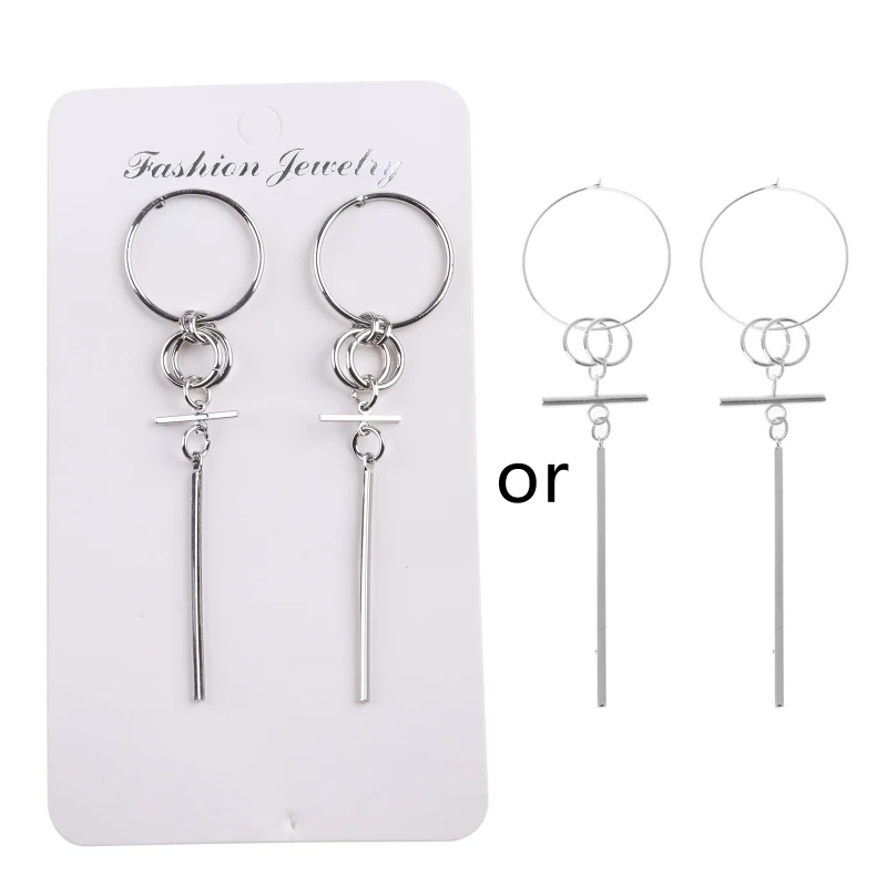 

Minimalist Stud Earrings Shinning Silver Color Finish Fine Jewelry for Women Dropshipping