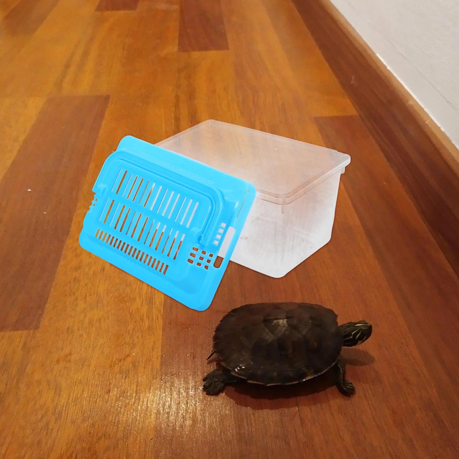 Домашние животные черепаха пластиковый аквариум ручной контейнер для