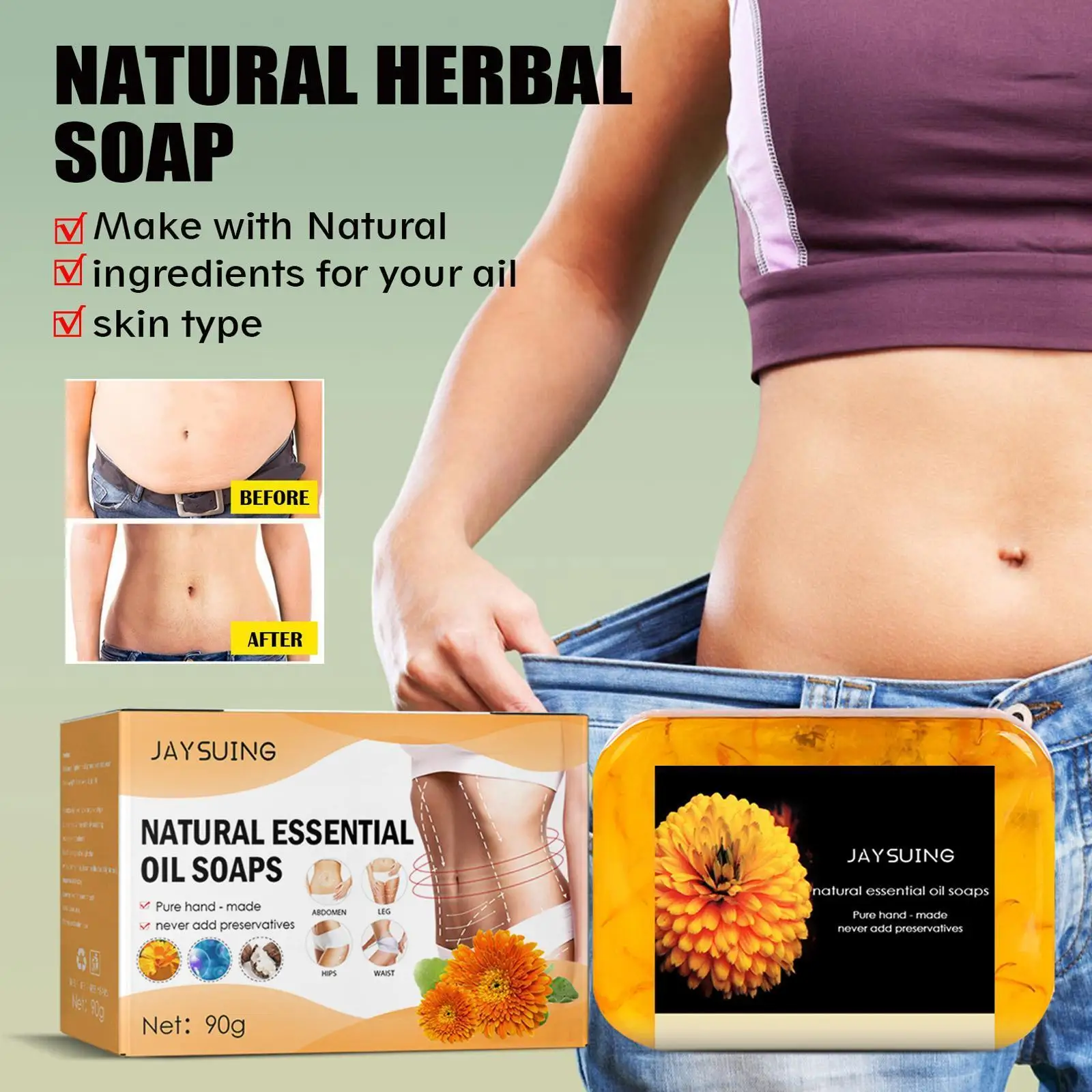 

90g Anti Cellulite Firming Soap Fat Burning Slimming Cellulite Firm Anti Extra Loss Weight Soap J4A0
