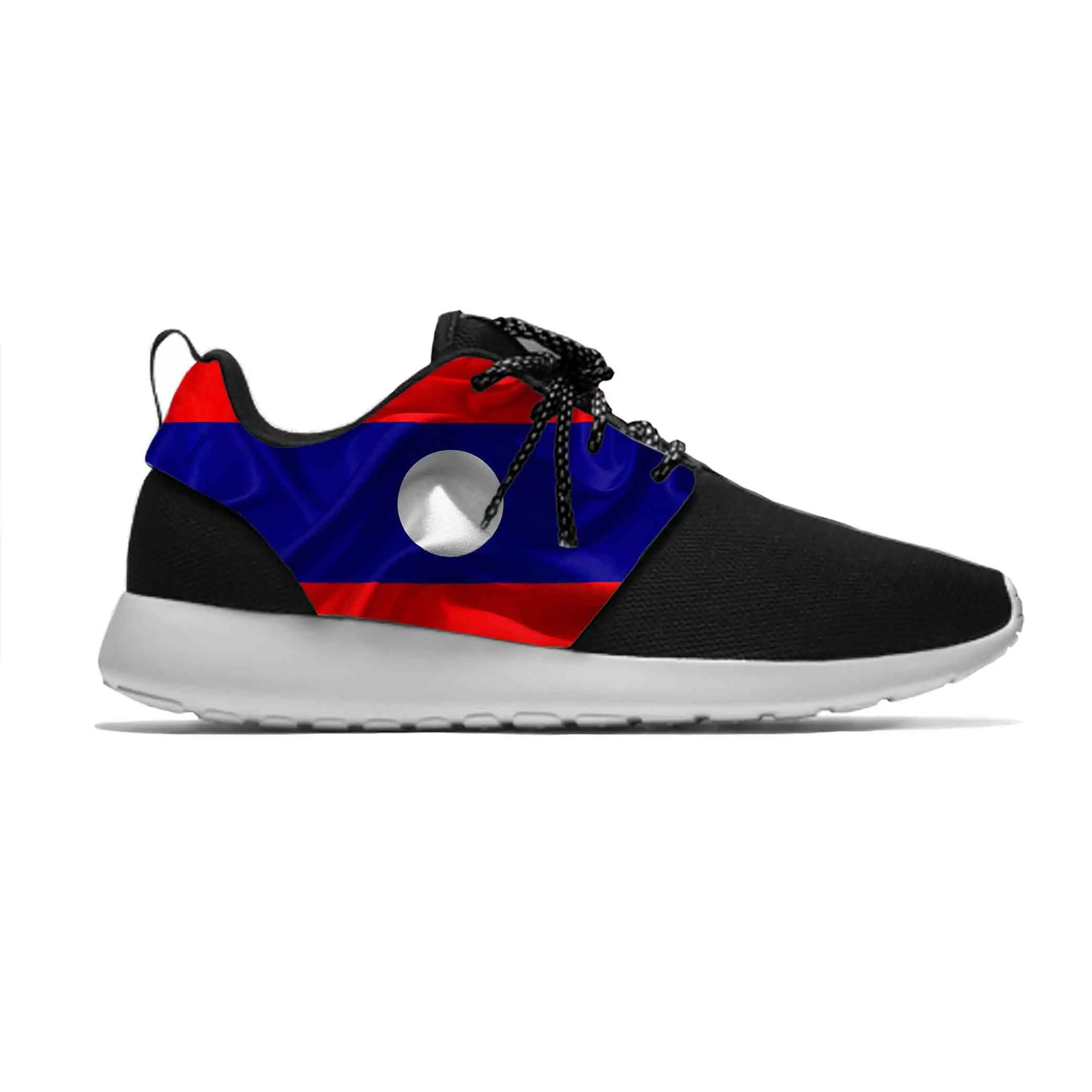 

Laos Laotian Flag Patriotic Pride Fashion Funny Sport Running Shoes Casual Breathable Lightweight 3D Print Men Women Sneakers