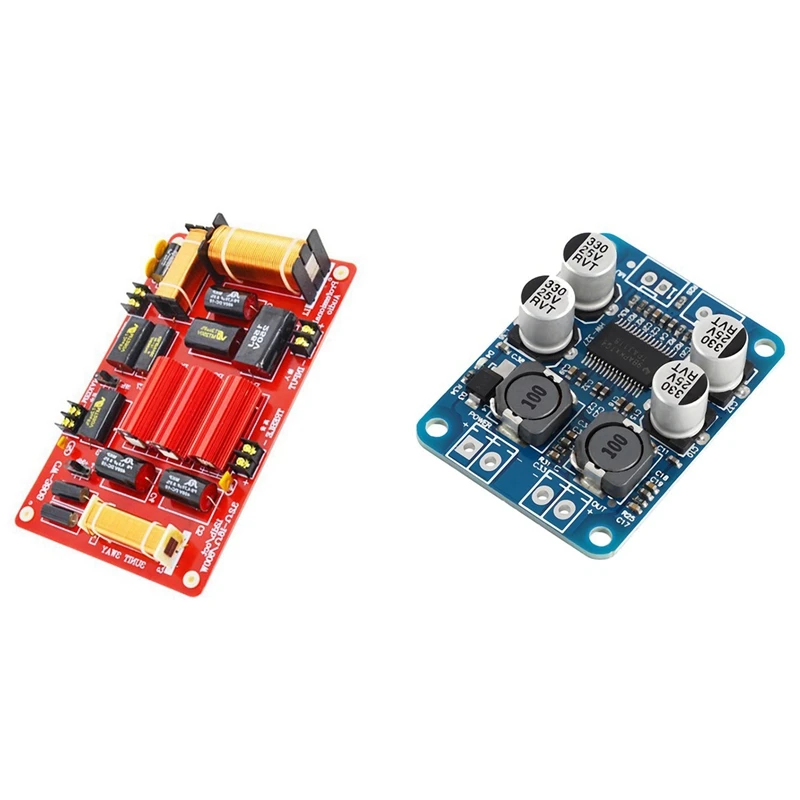 

10Pcs TPA3118 PBTL Mono Digital Amplifier Board & 1 Pcs 600W Speaker 3 Way Crossover Treble Midrange Bass Stage Speakers