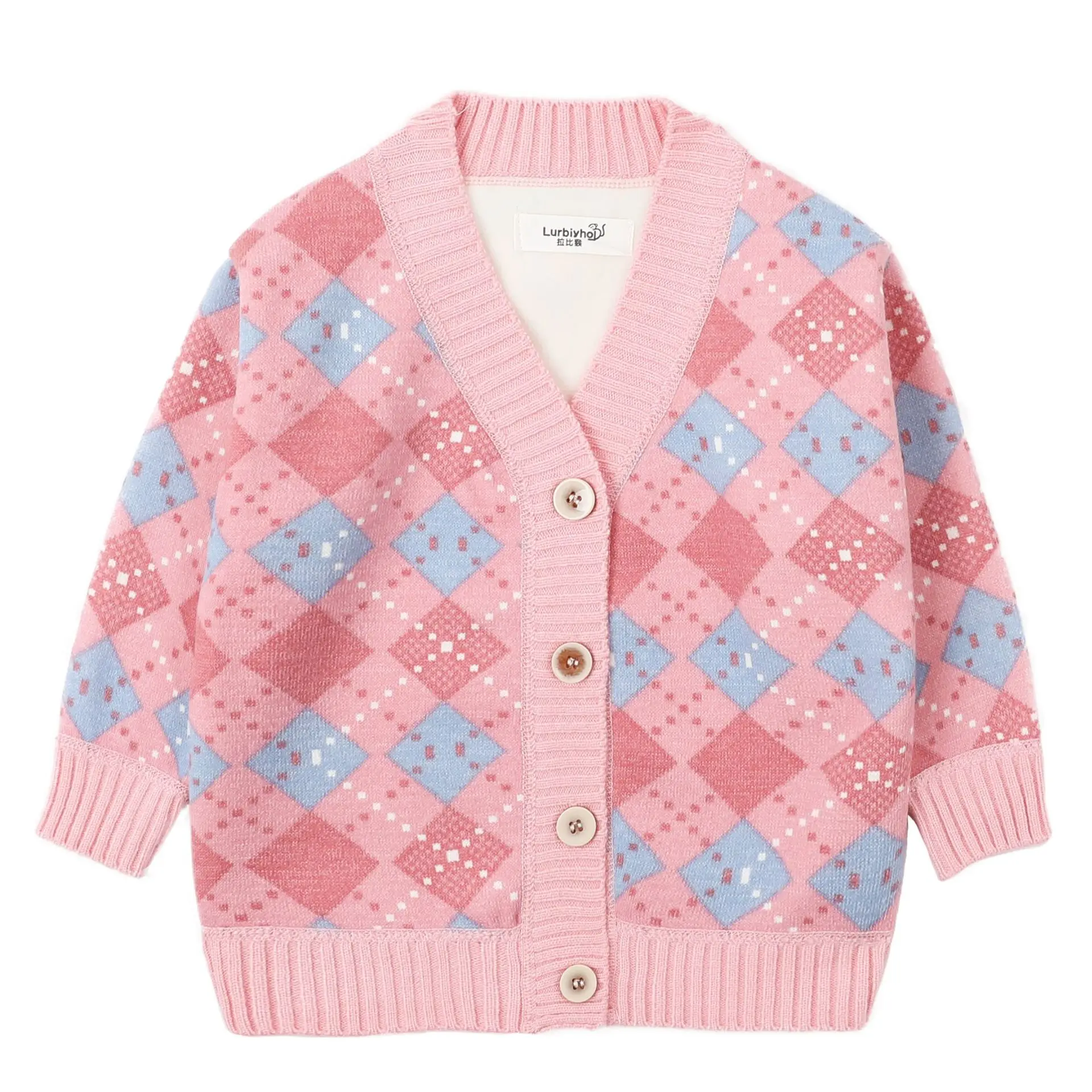 

2023 New Spring Kids Girls Top Girls Style Knitwear Girls Big Kids Spring Style Cardigan Sweater