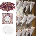 Свадебные розы, конфетти, кружево, искусство, сушеные цветы, лепестки роз, поп для свадьбы, дня рождения, украшения для вечеринки, сделай сам, подарки