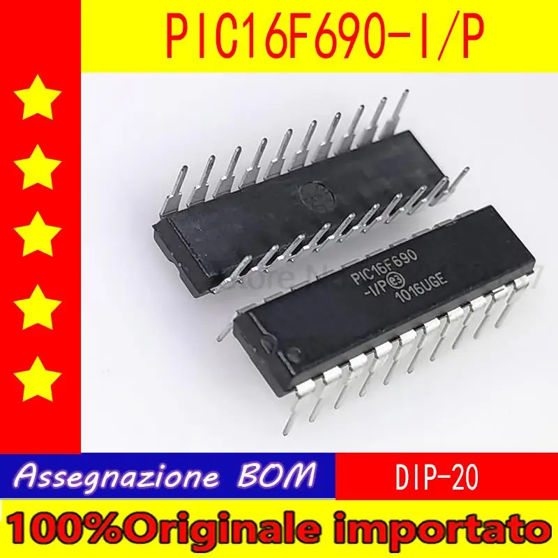 

10pcs/lot PIC16F690 PIC16F690-I/P DIP20 PIC16F690-I/SO SOP20 PIC16F690-I/SS SSOP-20 MCU controller