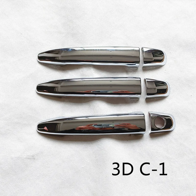 

Крышка дверной ручки для Toyota Land Cruiser Prado 120, J120, аксессуары 2003, 2004, 2007, 2008, 2009, хромированная пластиковая крышка