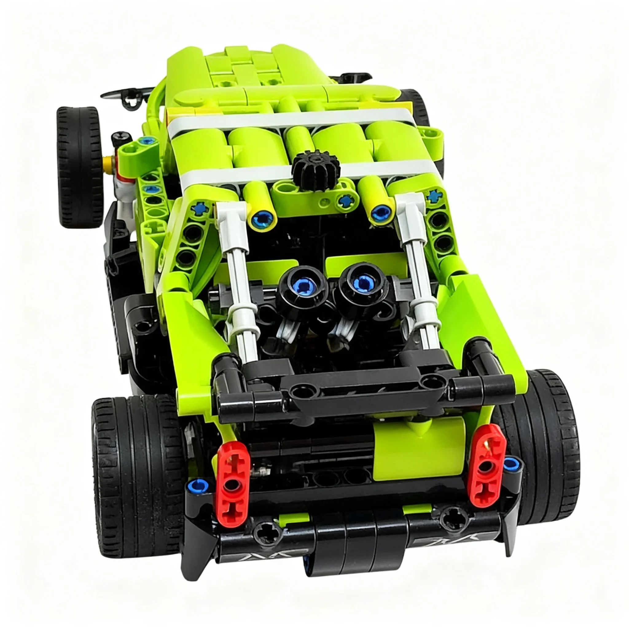 Набор для сборки 3D-модели грузовика Hot Rod Enyo (689 деталей), технический конструктор MOC, архитектурные строительные блоки, подарки на Рождество, DIY, коллекционная 3D-модель для сборки (art.: 3920dd01760be) - 3920dd01760be