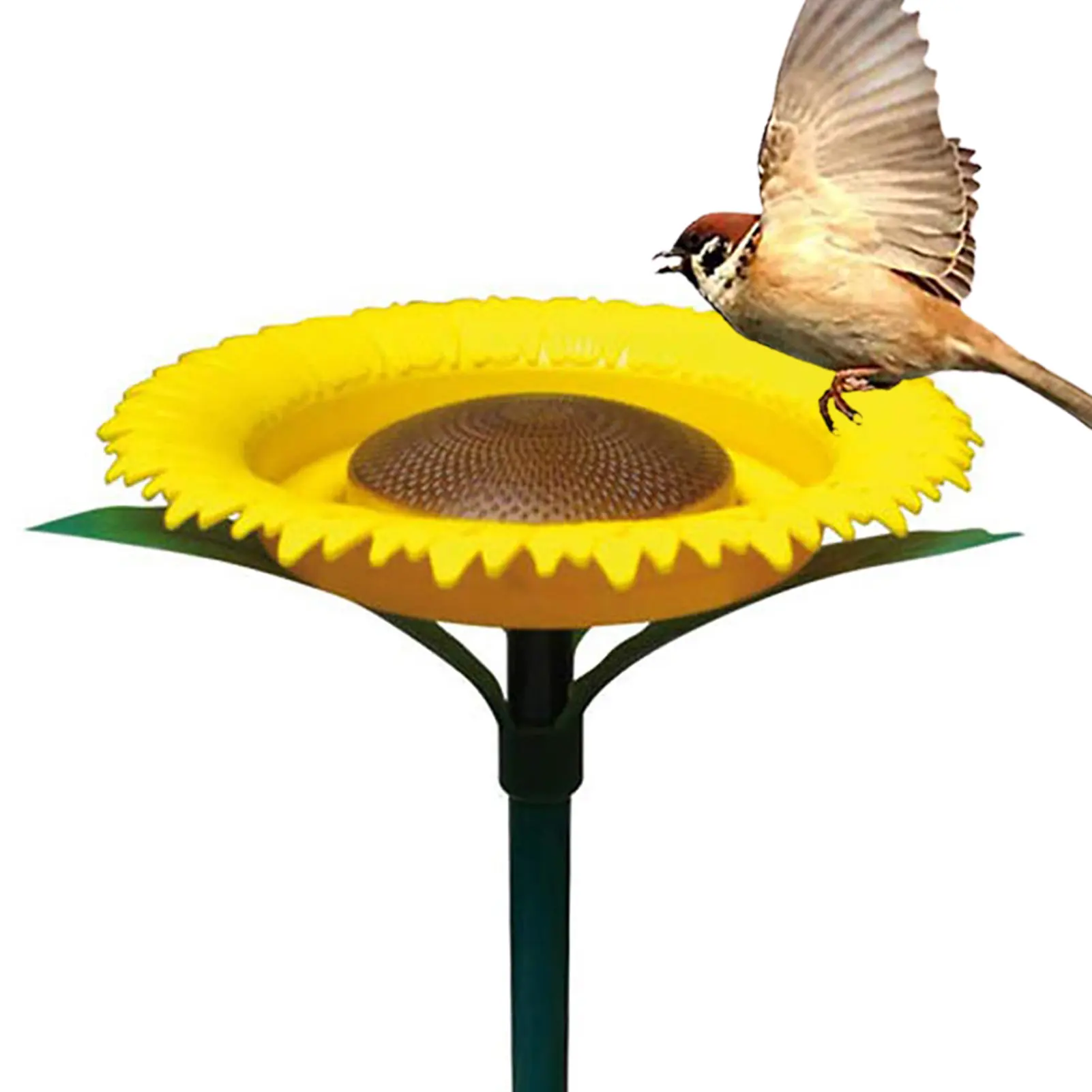 

Outdoor Bird Bath Squirrel Proof Bird Feeders for Outside Feeding Tray Decor Standing Sunflower Wild Birdfeeder