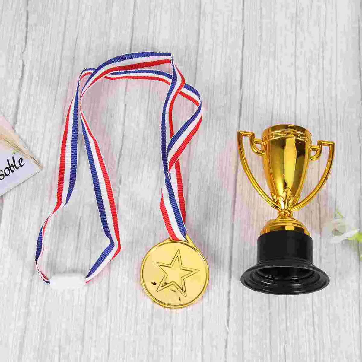 

16 Pcs Awards Trophies Medals Awards Kids Adult Gifts Trophies Kids Trophy Cup Kids Trophy Bulk Kids Prizes