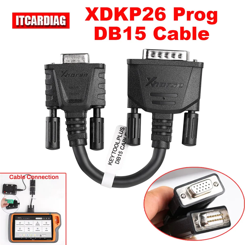 Фото Xhorse XDKP26 Prog DB15 15, кабель для VVDI Key Tool Plus №1