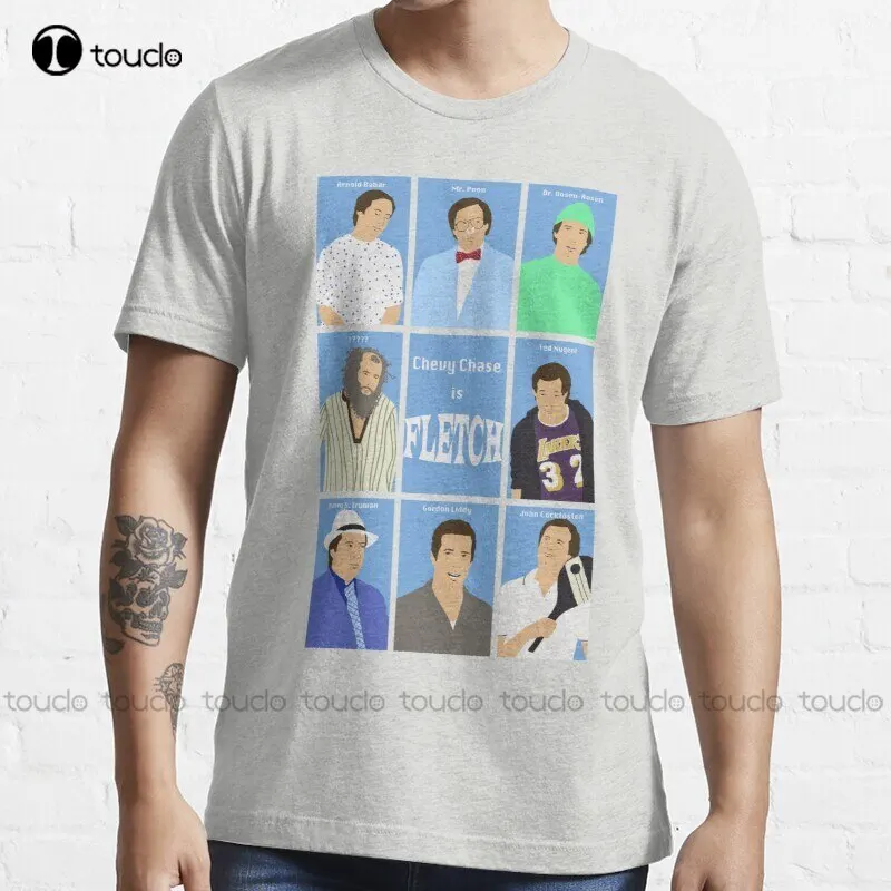 

New Fletch Film Movie Comedy 1980S Funny T-Shirt Cotton Tee Shirt S-3Xl Womens Tee Shirts Custom Aldult Teen Unisex Custom Gift