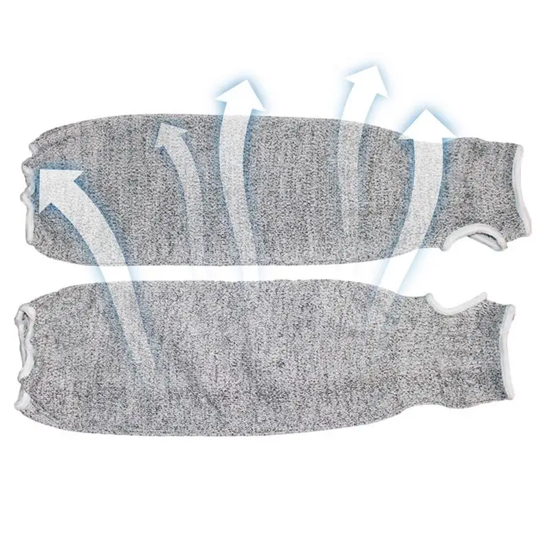 

Level 5 HPPE Cut Resistant Anti-Puncture Work Protection Arm Sleeve Cover Car Maintenance Protective Gardening Work Arm Gloves