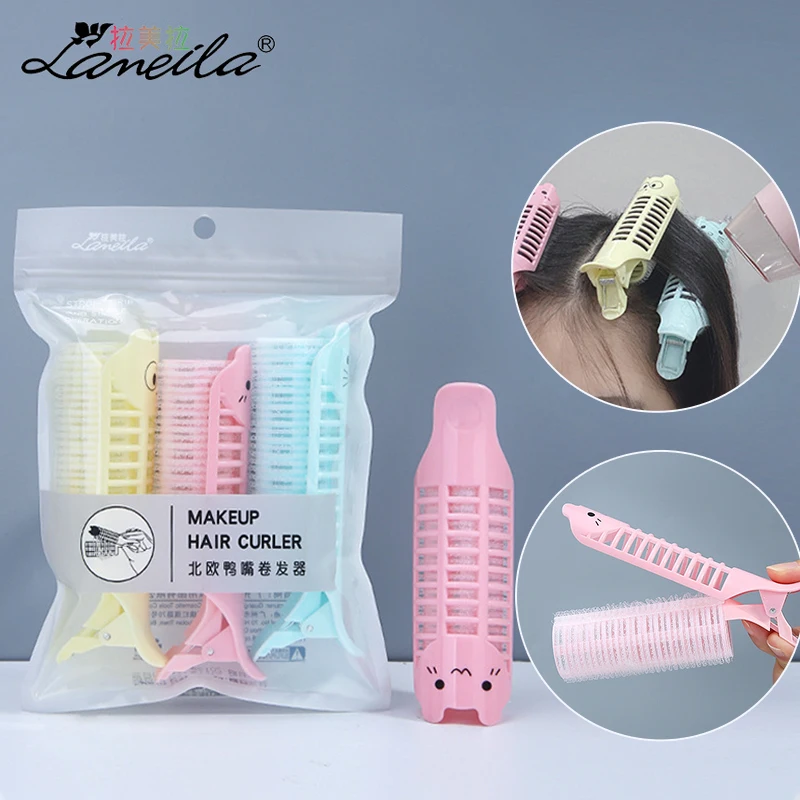 

3 шт. натуральные пушистые заколки для волос, вьющиеся волосы, пластиковые объемные пушистые заколки для корней волос, челки, шпильки для волос, аксессуары для волос