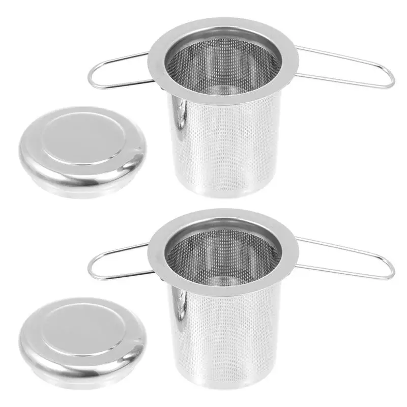 

2 шт. чайные фильтры из нержавеющей стали с складными ручками