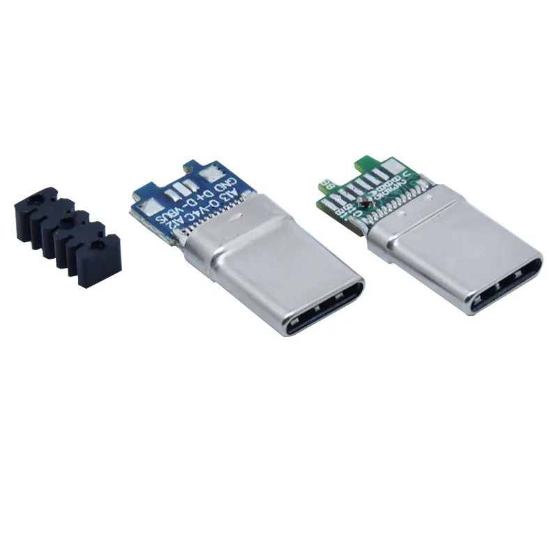 

10 шт./лот USB 3,1 растягивающаяся полоса плата Высокоскоростная передача данных 10 детской с Tid с зажимом type-c Штекерный разъем