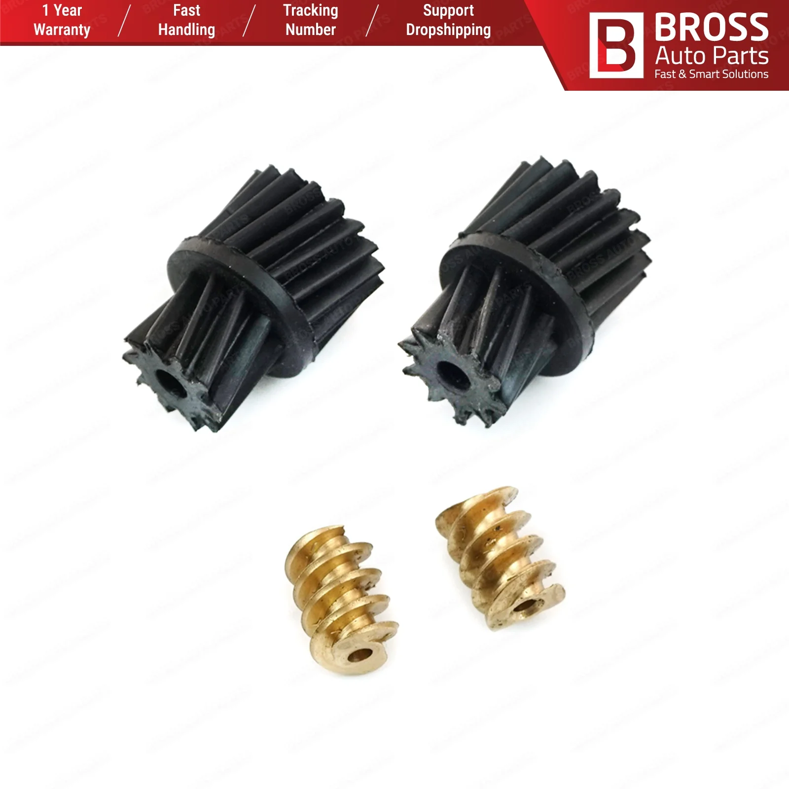 Bross автозапчасти BDP644 1 2 комплекта замок двери защелка привода Cog ремонтные