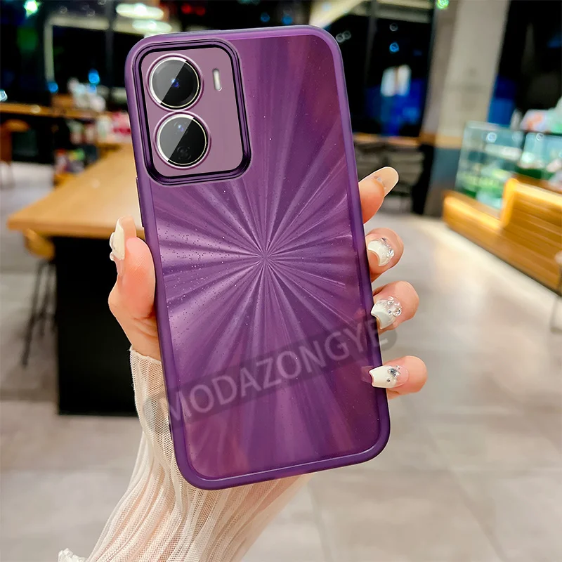 Чехол для телефона VIVO Y16 яркий прозрачный из ТПУ