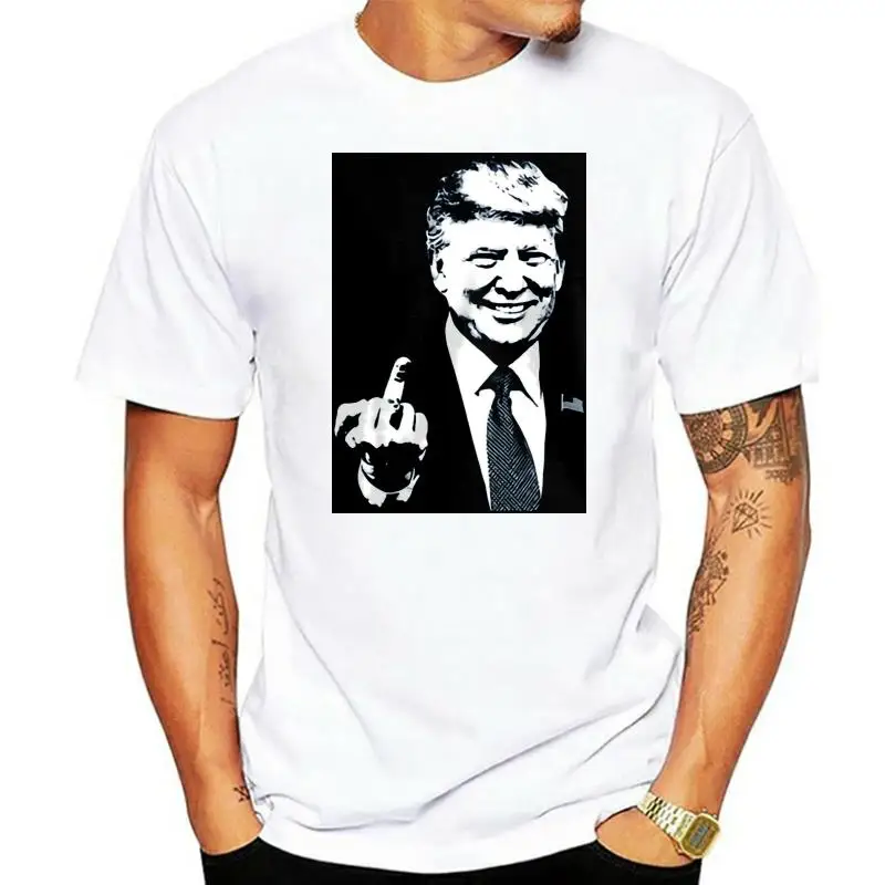 

Дональд Трамп, средний палец, сделать Америку великолепной снова, черная футболка, размер S-3Xl, уличная одежда, модная футболка