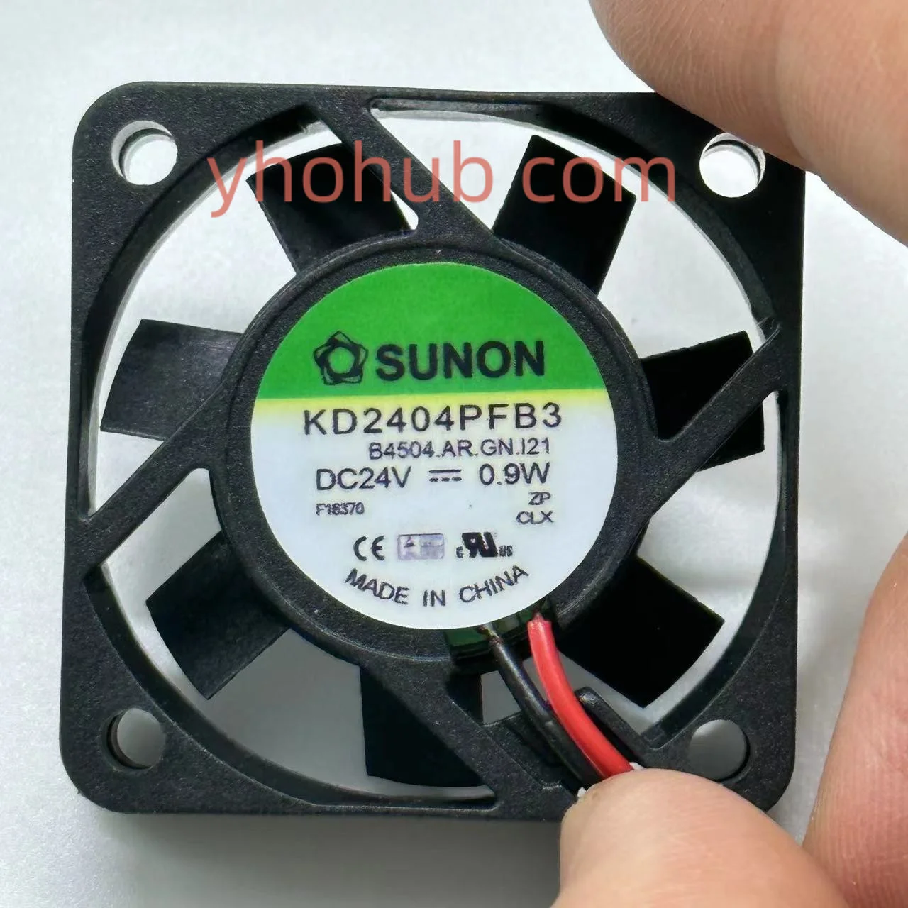 2-проводной Вентилятор охлаждения сервера Sunon KD2404PFB3 DC 24 В 0 9 Вт 40x40x10 мм