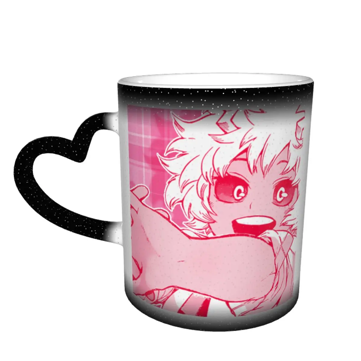 

Mina Ashido Mug My Hero Academia Pottery Office Mug Color Changing Cheap Novelty Cups