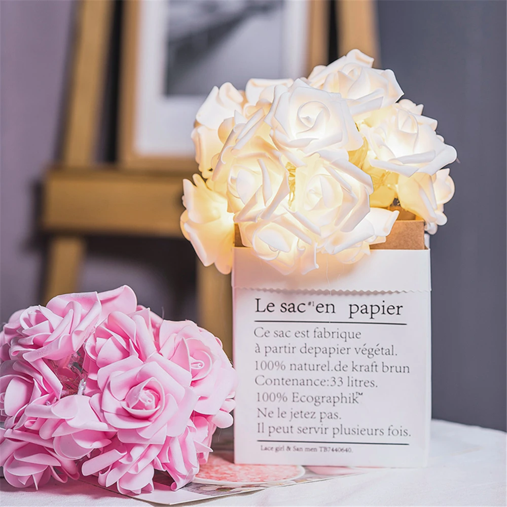 

СВЕТОДИОДНАЯ Гирлянда-роза с питанием от USB/аккумулятора