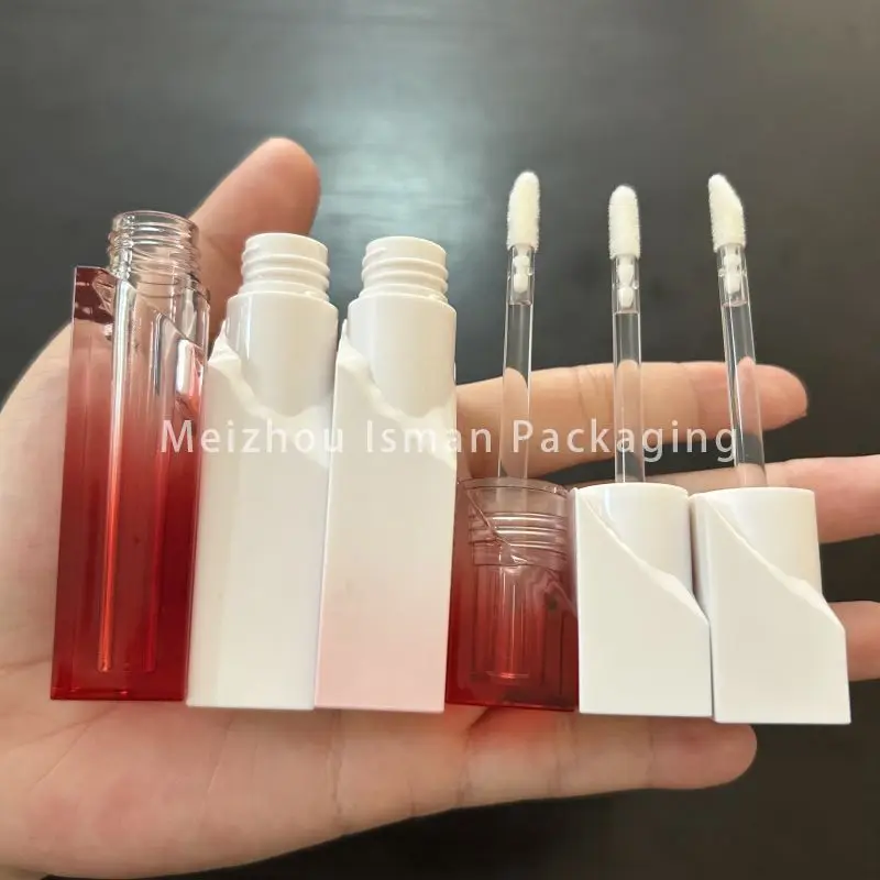 50 шт. 3 мл высокое качество квадратный нерегулярный градиент красный розовый