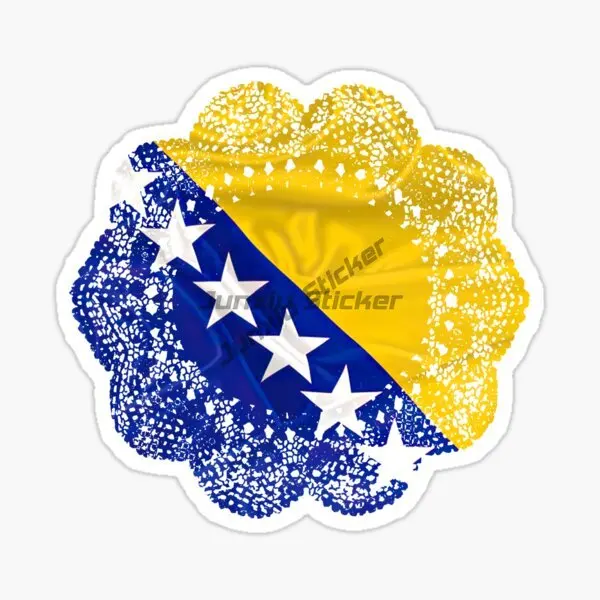 BIH Этикетка с флагом Боснии и Герцеговины наклейка на бампер автомобиля