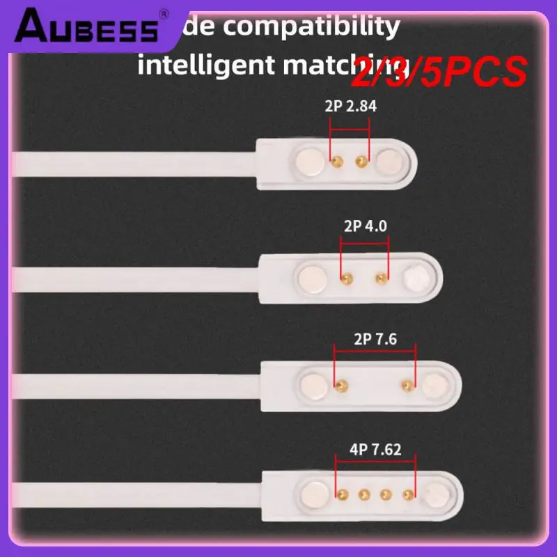 

2/3/5PCS White Smart Watch Charger Converter Toughness Smart Watch Charging Cable Not Easily Broken Portable Charging Cable