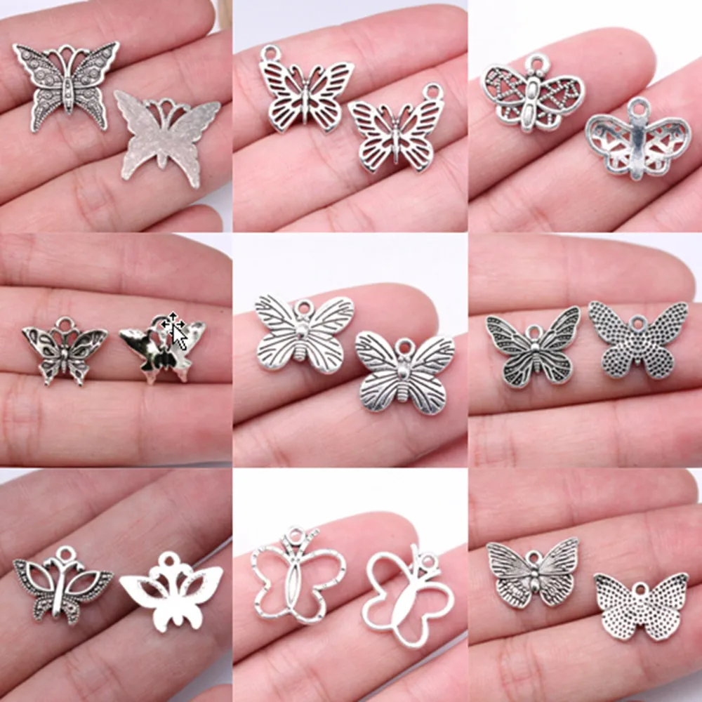 

Объемные подвески для подвесок, ювелирные аксессуары «сделай сам», амулеты с полыми бабочками