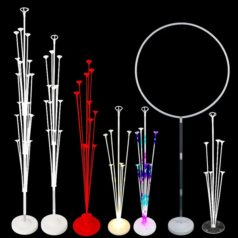 

1/2set Balloon Holder 7/13/19 Tube Balloons Stand Column Stick Baby Shower Kids Adult Birthday Party Supplies Wedding Decoration