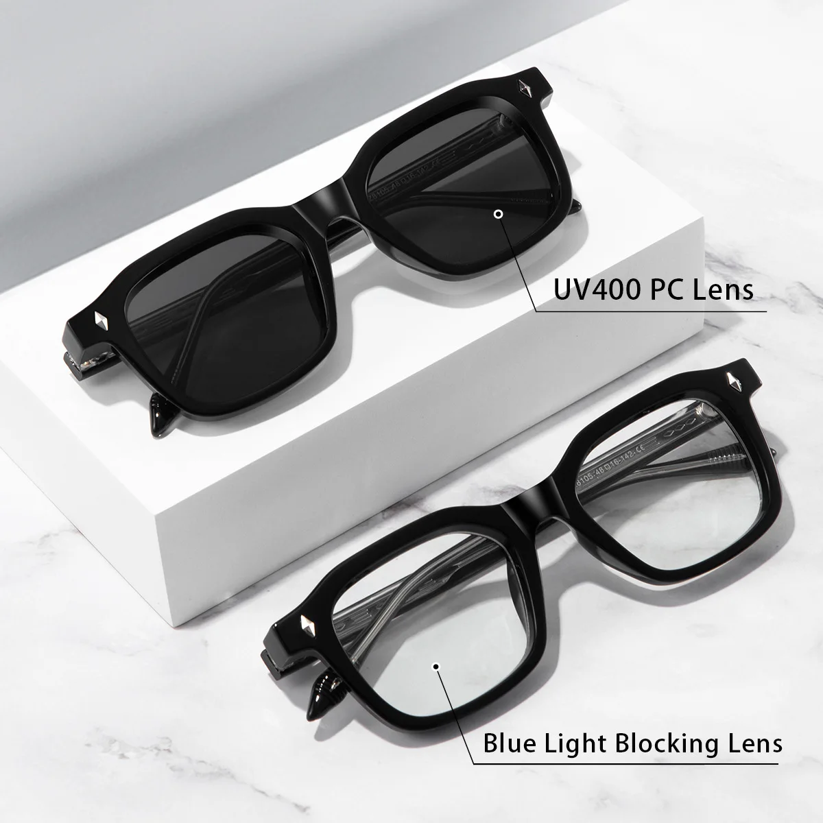 Классические брендовые дизайнерские квадратные солнцезащитные очки для женщин