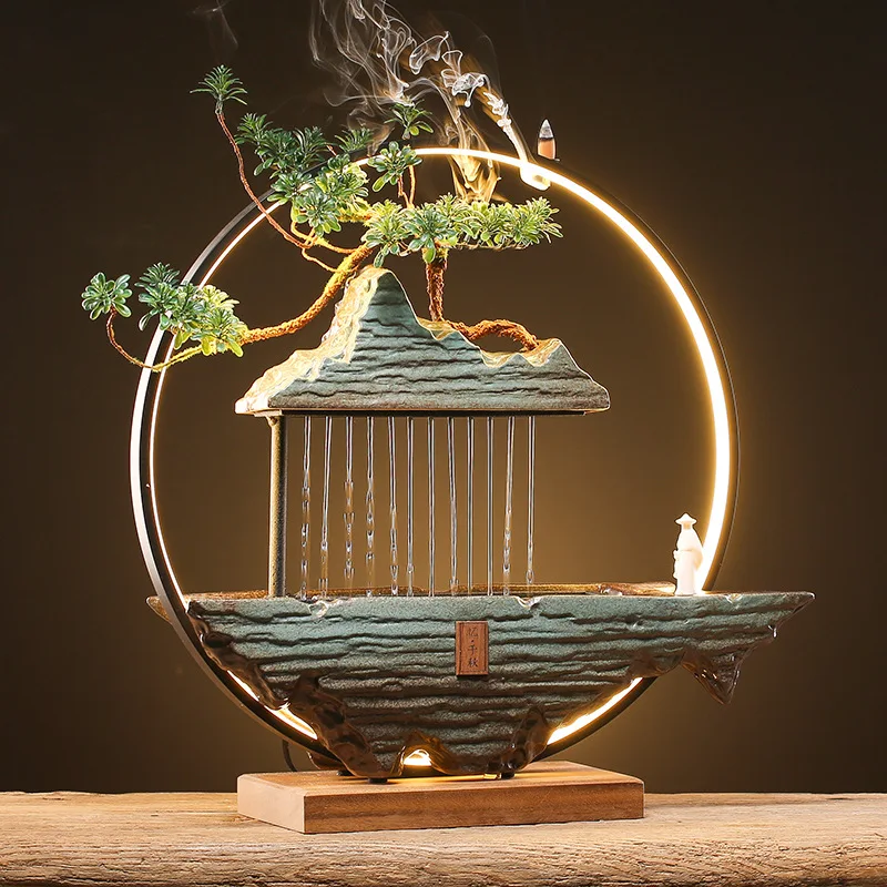 Белая рыцарская керамическая горелка для украшения дома деревянная курильница