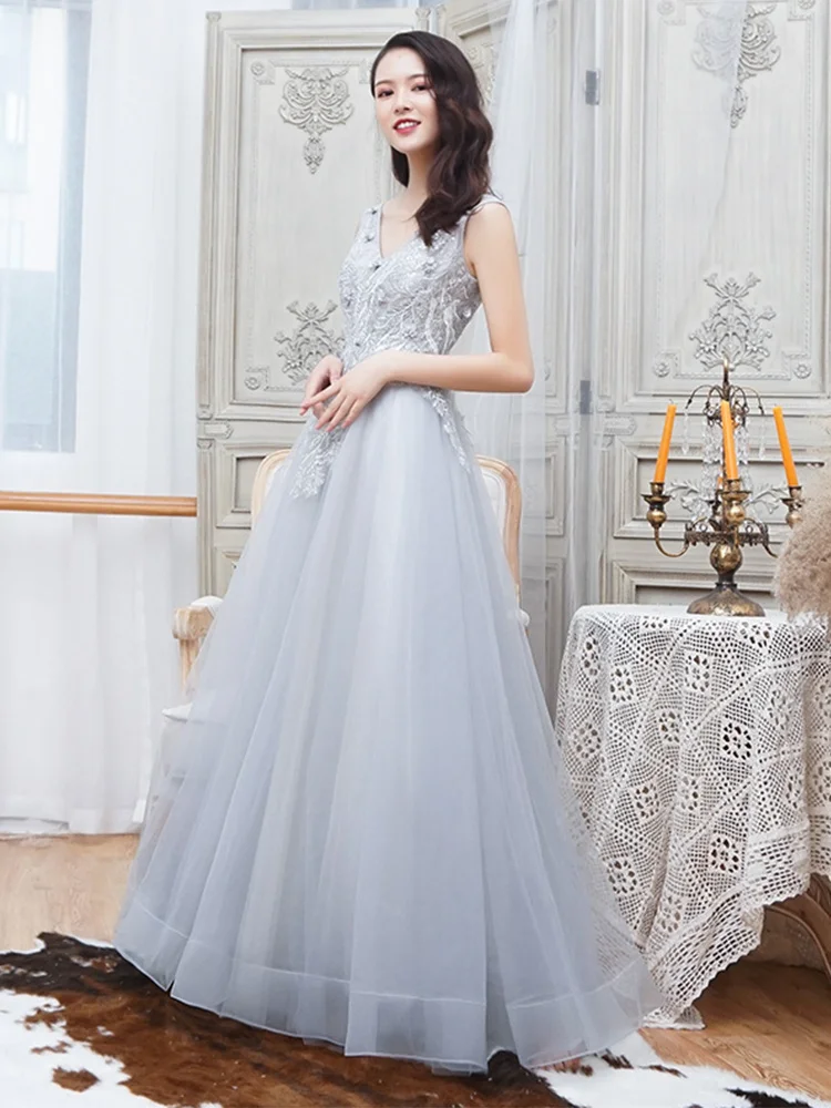 

Banquet Evening Dress for Women 2023 New Long Dress Celebrity Host Sexy, Fashionable, Noble, and Elegant Temperament