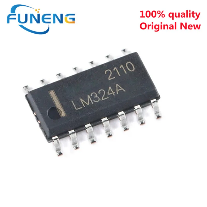 Новый и оригинальный чипсет IC LM324 LM324D SOP14 LM324DR SOP 324 SOP-14 SMD 50 шт. |