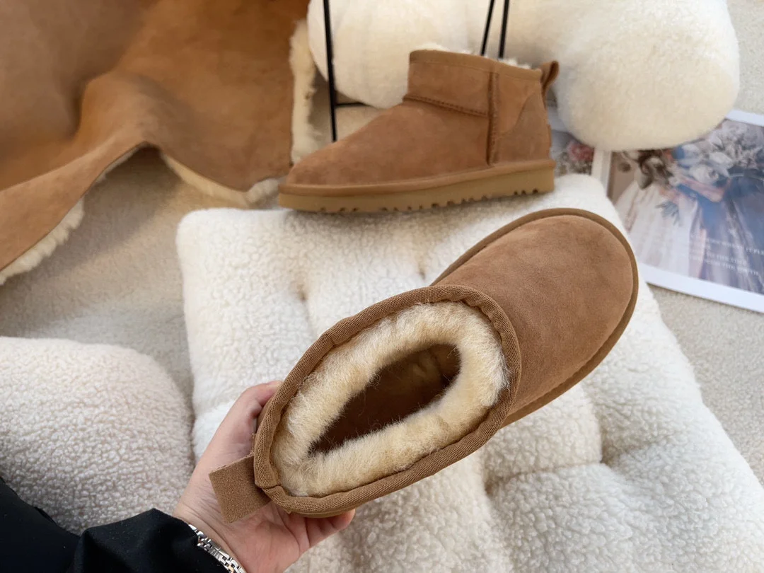 Дизайнерские шерстяные ботинки. Роскошные женские тапочки Tazz. Женские