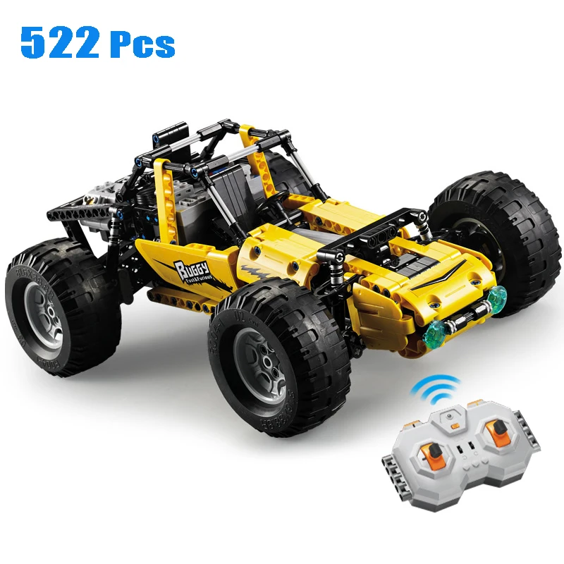 

522 Pcs SUV 2.4Ghz Climbing Trucks Technical City RC Racing Car All Terrain Off-Road Building Blocks Bricks Toys for Kids Gifts