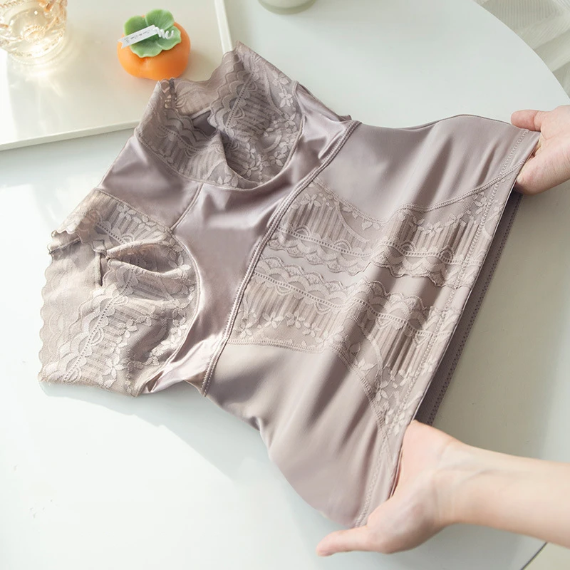 Elastic Shapewear Shorts Women High Waist Lace Panties Boxer Seamless Waist Trainer Body Shaper Tummy Control Hip Lift Panties