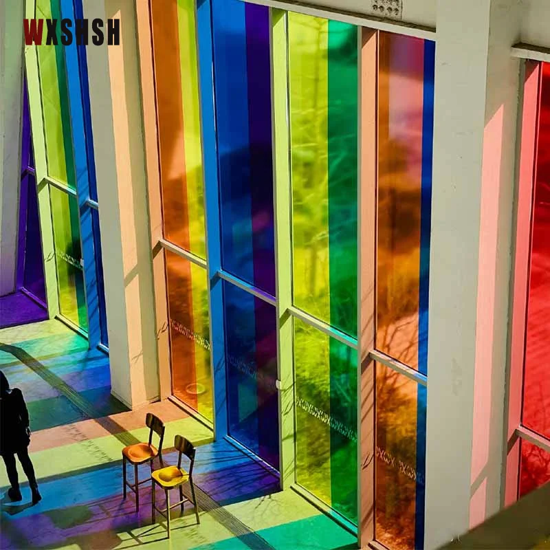 Декоративная клейкая пленка для защиты стекла защита от УФ-лучей дома офиса