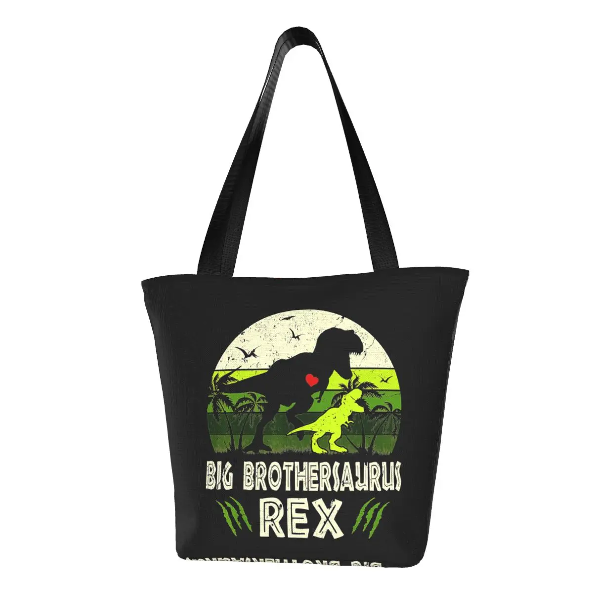 Большая сумка для покупок Brother Sauru T Rex Dinosaur Big Brother Sauru